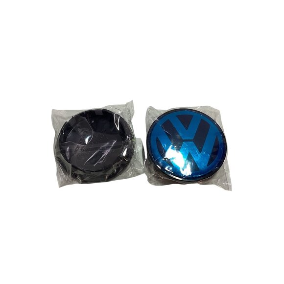 (2) Wheel Hub Cover for Alloy Wheel Volkswagen VW Golf Passat Automobile NEW A/M - Picture 4 of 4